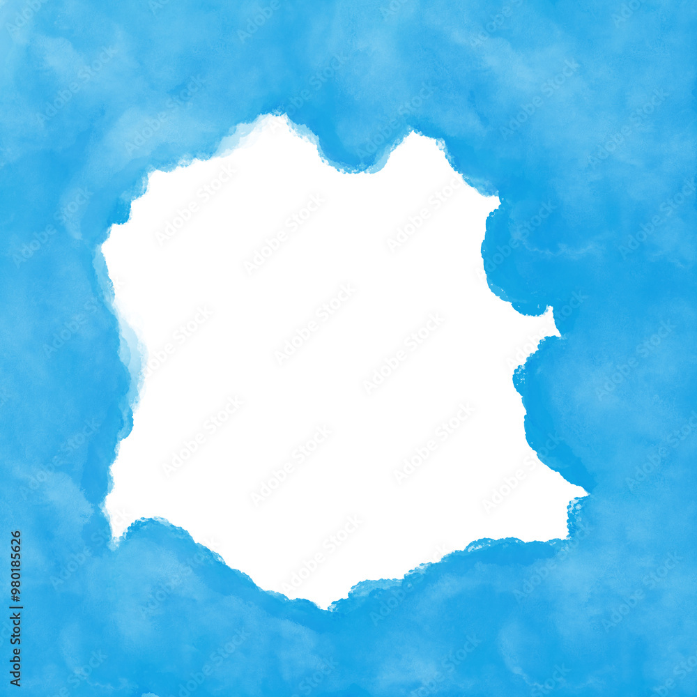 Colorful Watercolour Frame Backdrop Colorful Watercolour Frame Backdrop