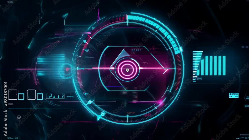 Futuristic Digital Interface Design Futuristic Digital Interface Design