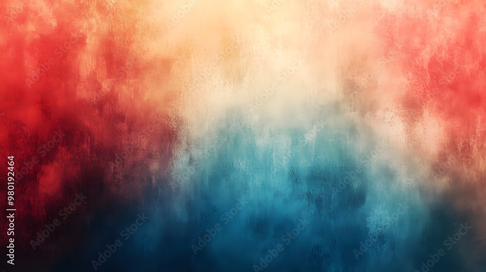 Abstract artwork featuring a smooth gradient from red to blue with warm tones and soft texture, ideal for backgrounds. Abstract artwork featuring a smooth gradient from red to blue with warm tones and soft texture, ideal for backgrounds.