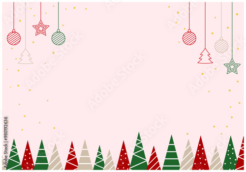 クリスマス背景クリスマスツリー14の5