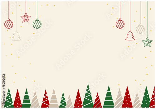 クリスマス背景クリスマスツリー14の3