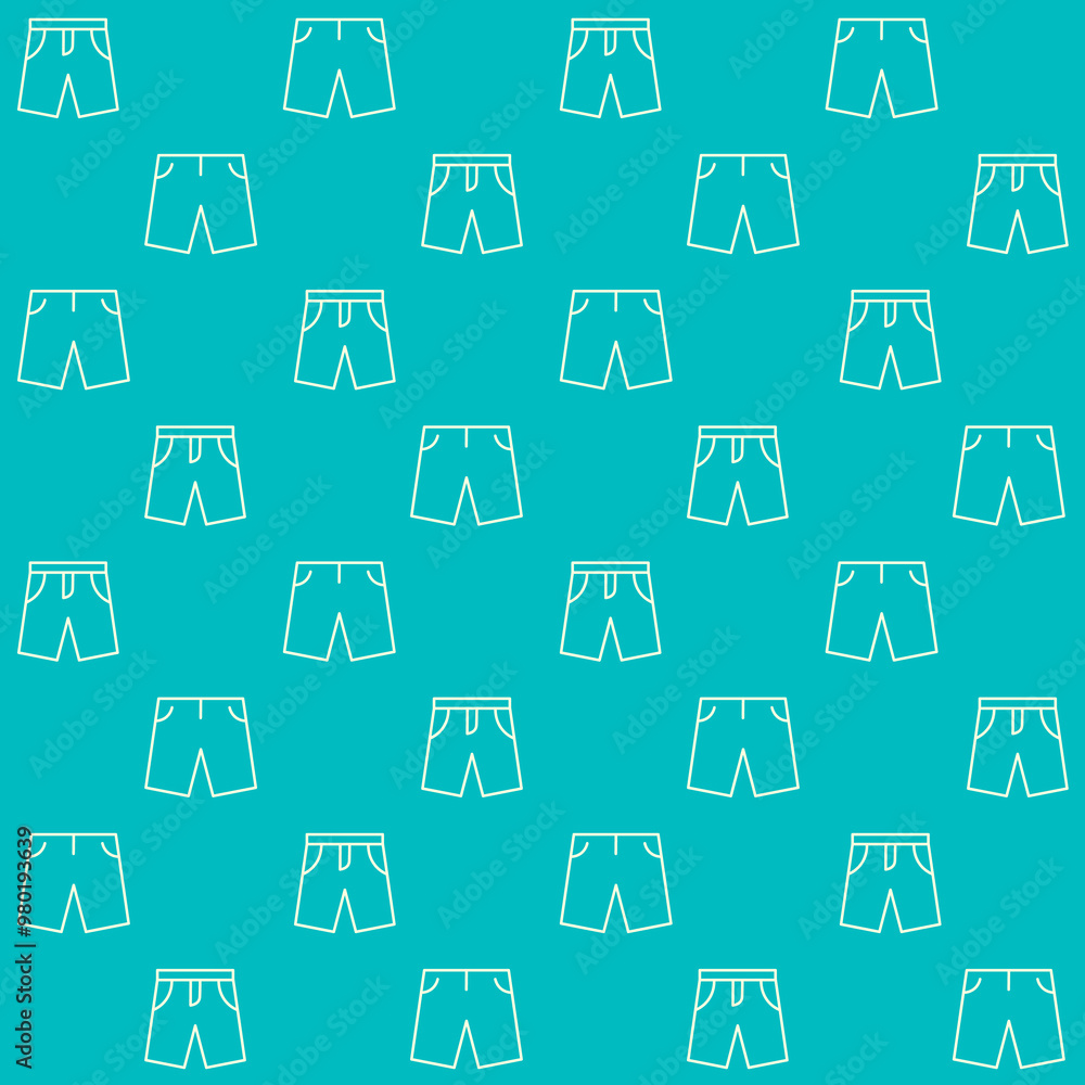 Short Pants Vector Seamless Pattern Short Pants Vector Seamless Pattern