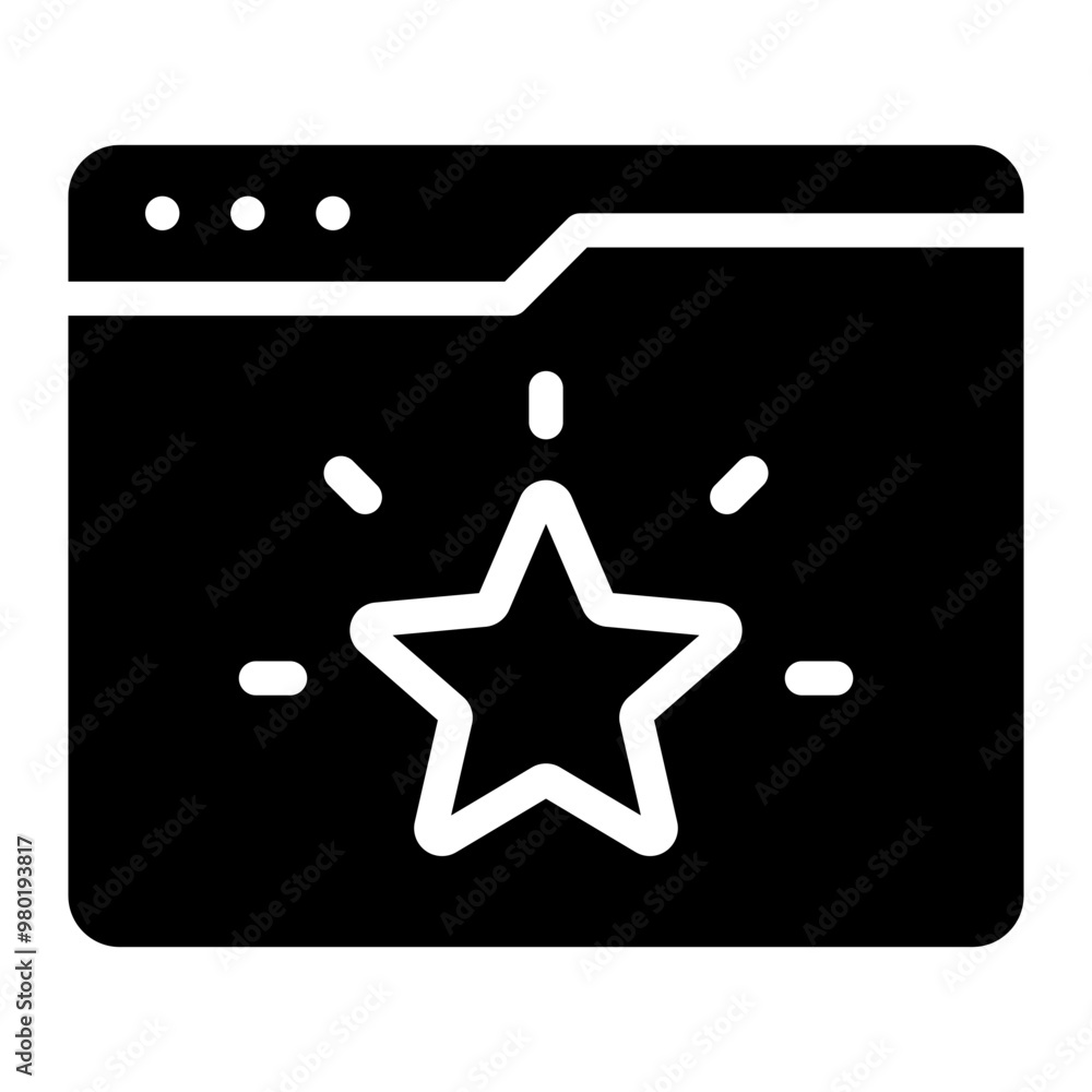 web glyph icon
