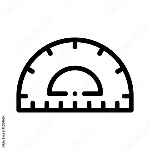 protractor line icon