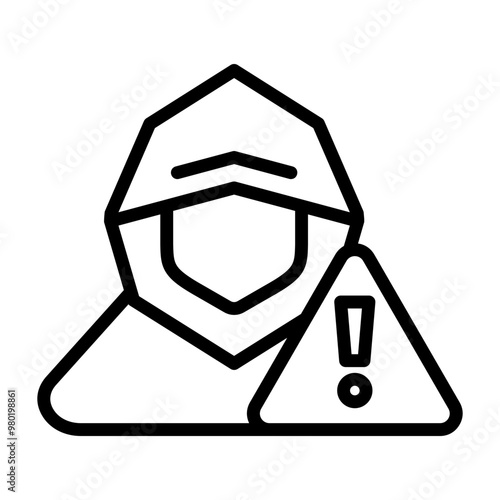 Hacker Alert Icon