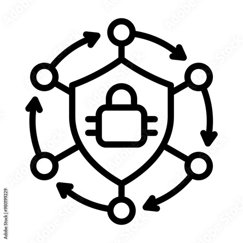 Cybersecurity Framework Icon