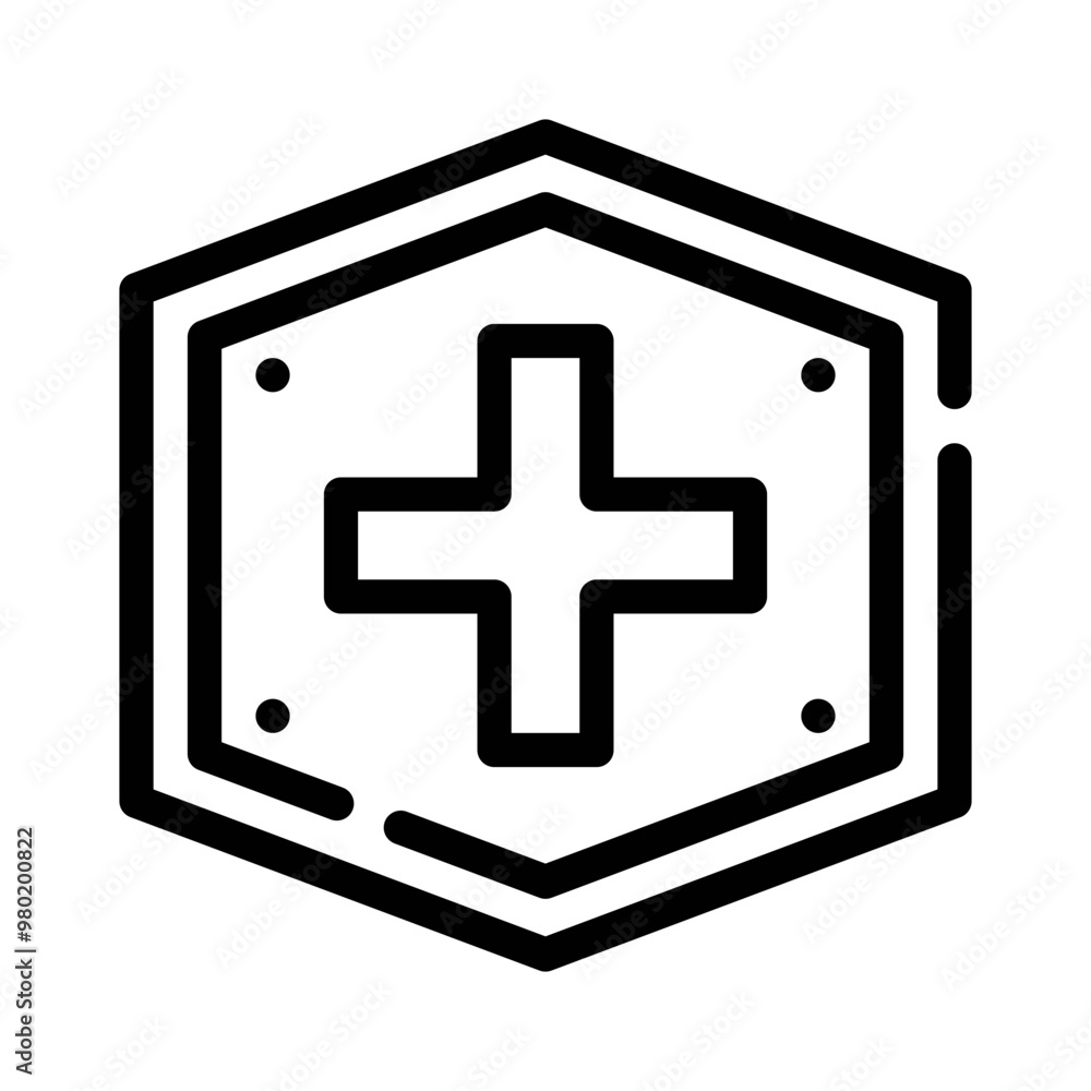 Obraz premium healthcare line icon