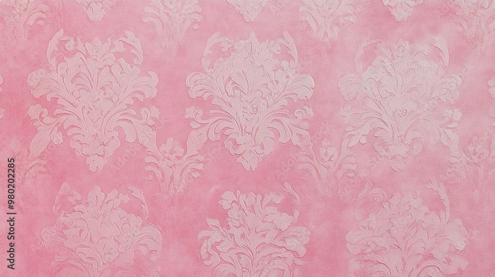 A pink wallpaper design featuring subtle patterns, adding a stylish and modern touch to the backdrop. A pink wallpaper design featuring subtle patterns, adding a stylish and modern touch to the backdrop.