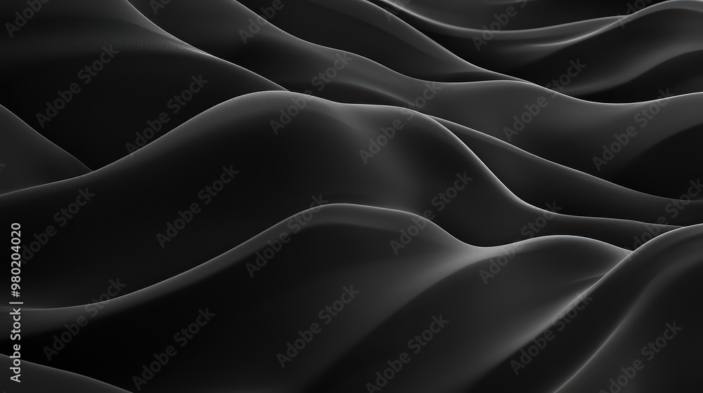 Beautiful Abstract Dark Waves Wallpaper. Abstract waves in shades of black and charcoal gray. Beautiful Abstract Dark Waves Wallpaper. Abstract waves in shades of black and charcoal gray.