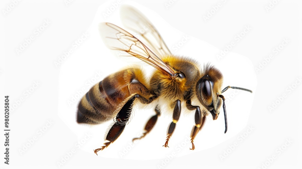 Honey Bee Close-Up: A Detailed Look at Nature's Tiny Pollinator Honey Bee Close-Up: A Detailed Look at Nature's Tiny Pollinator