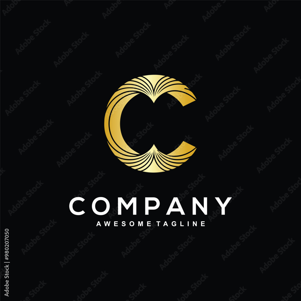Obraz premium Letter C logo design