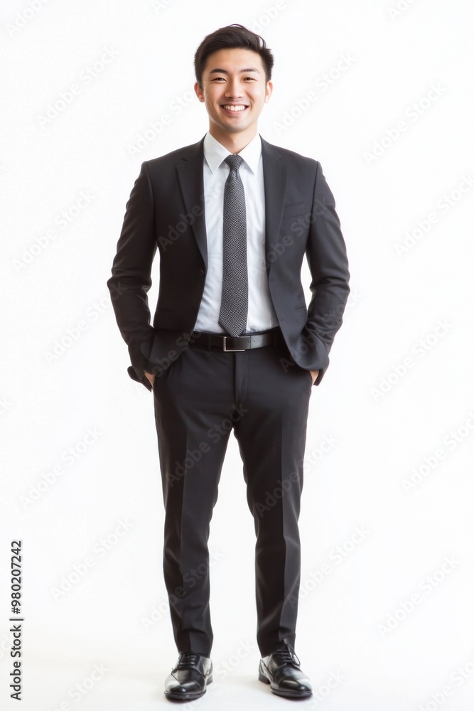 photo of asian model wearing formal suit, photo of business man or professional worker, behind white background photo of asian model wearing formal suit, photo of business man or professional worker, behind white background