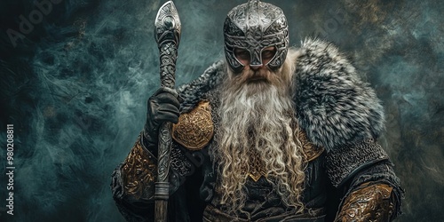 heimdallr - norse viking god watchman photo