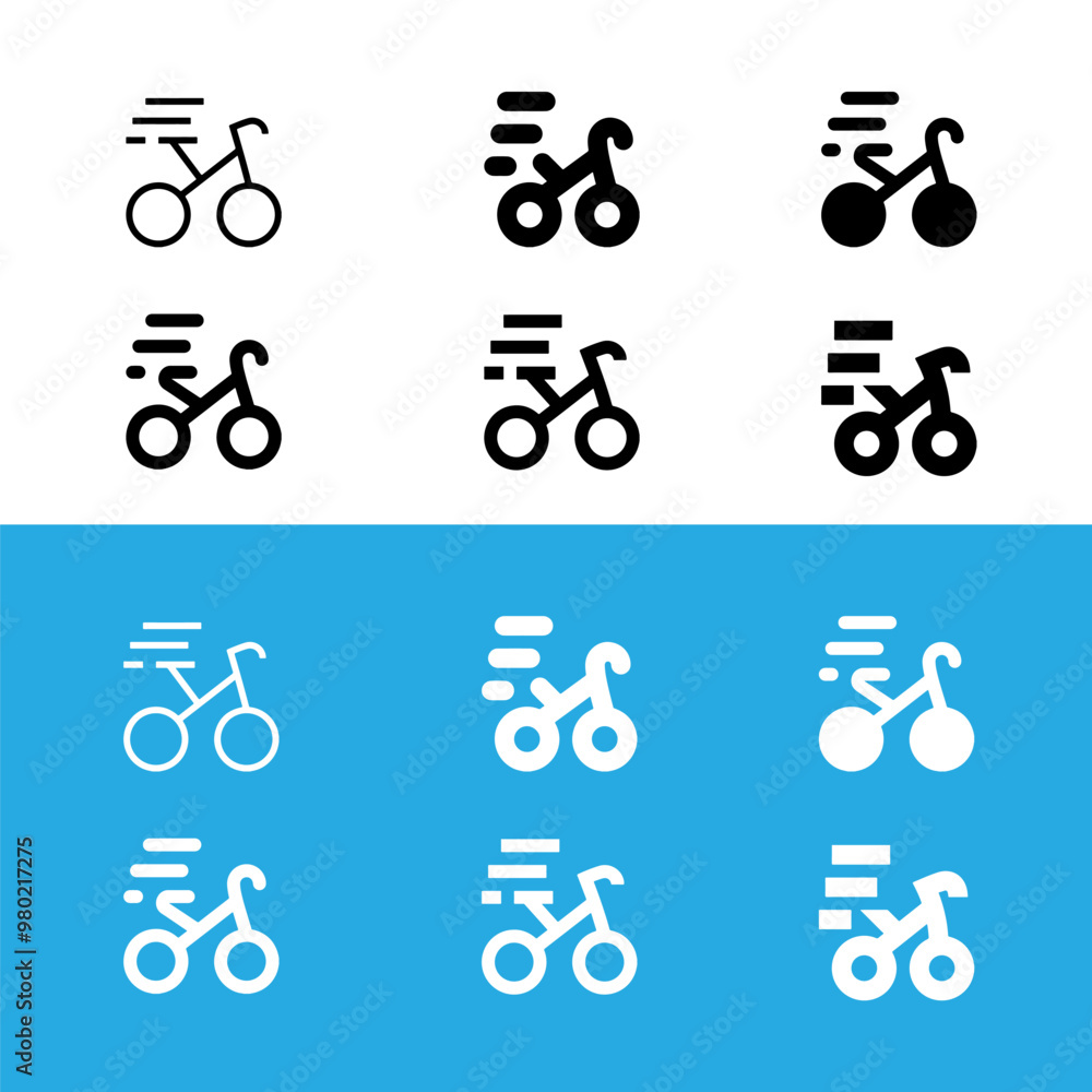 Bike Icon Set Vector Line Style on white background.
Bike Icon Set Vector Line Style on white background.