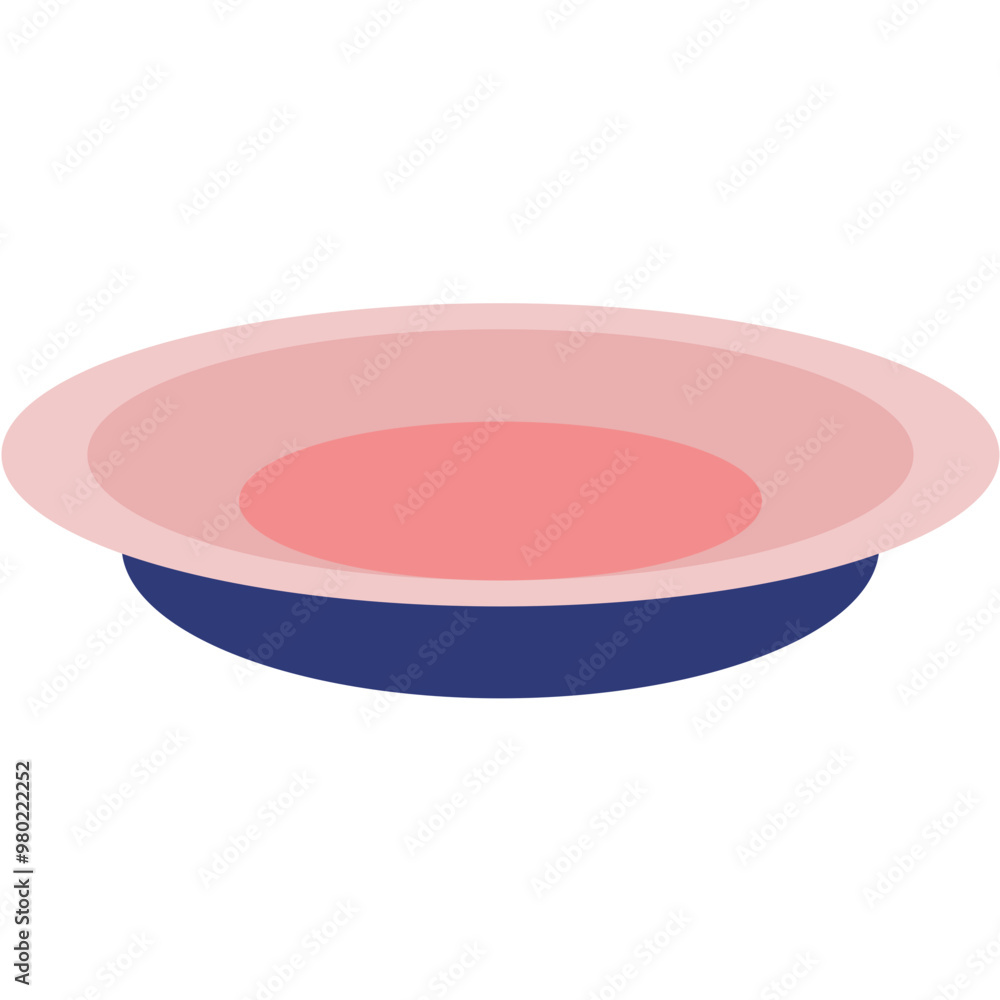 Flat Saucer Vector Flat Saucer Vector