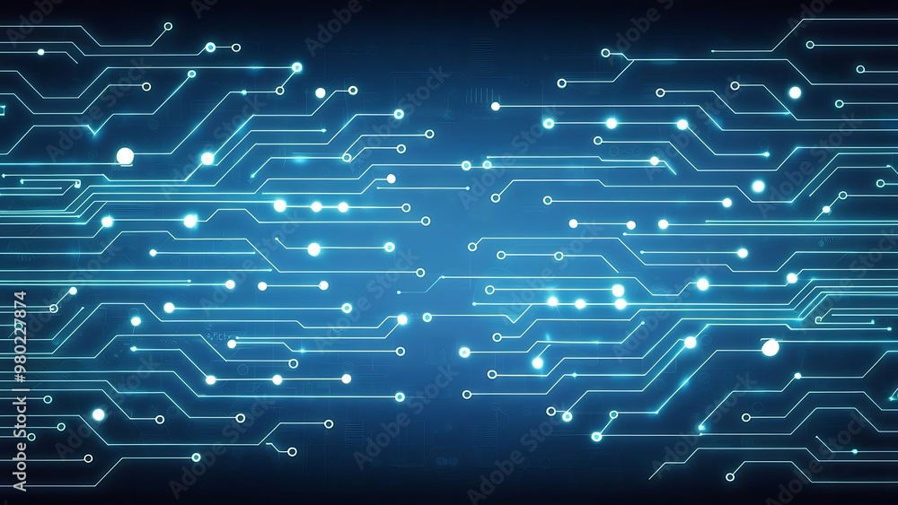 Obraz premium Technology background in abstract style