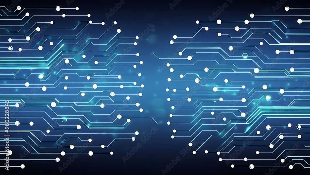 Obraz premium Technology background in abstract style