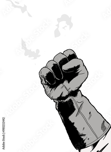 manga lineart tatoo