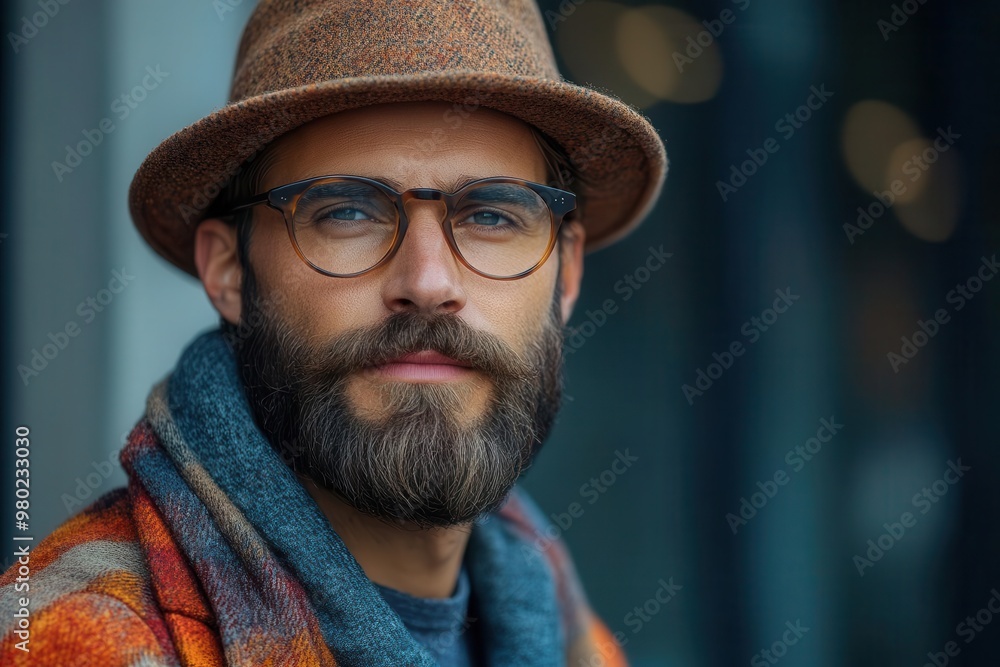 charismatic bearded hipster confident young man with stylish facial hair and trendy outfit striking a casual pose against an urban backdrop exuding cool sophistication charismatic bearded hipster confident young man with stylish facial hair and trendy outfit striking a casual pose against an urban backdrop exuding cool sophistication