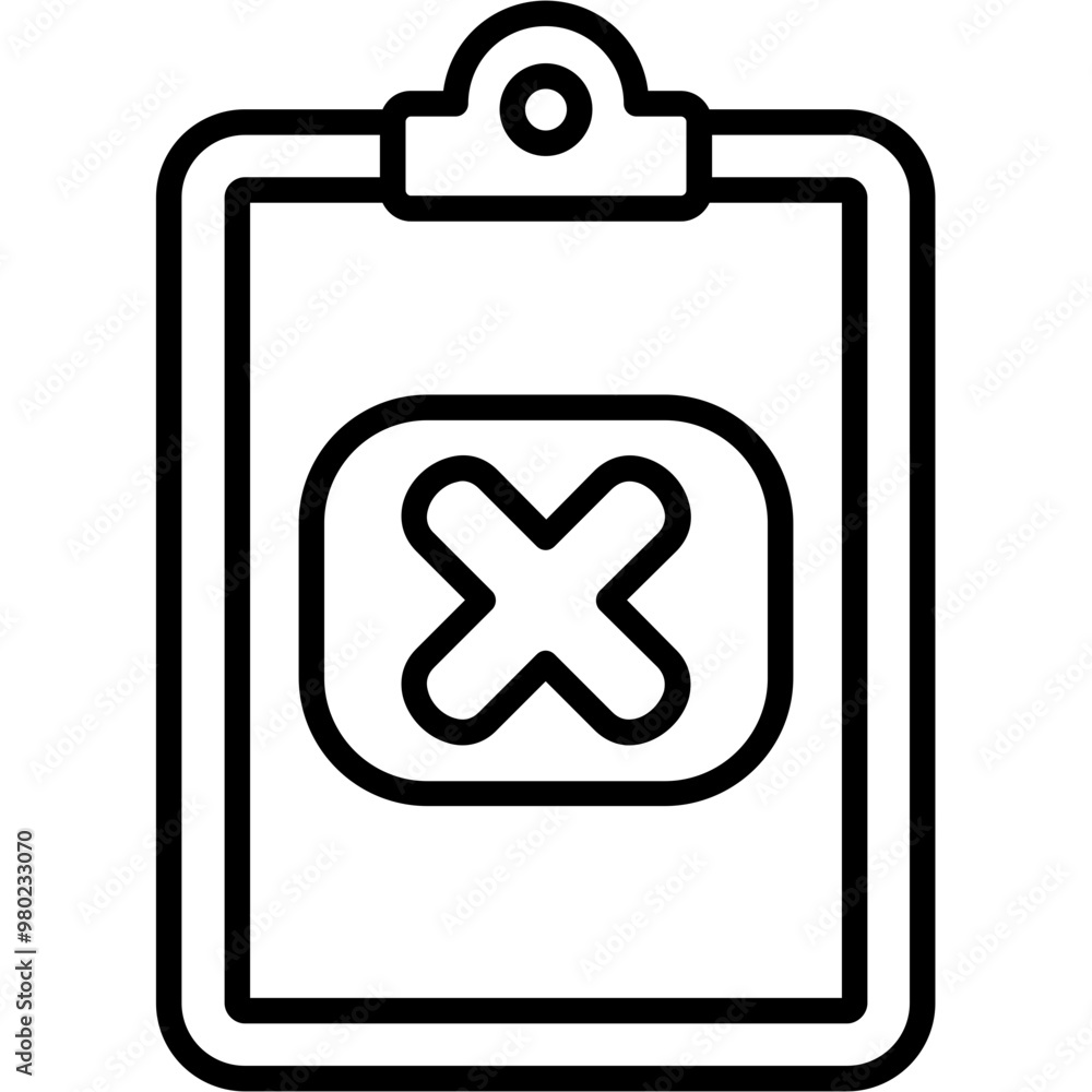 Obraz premium Rejected Icon