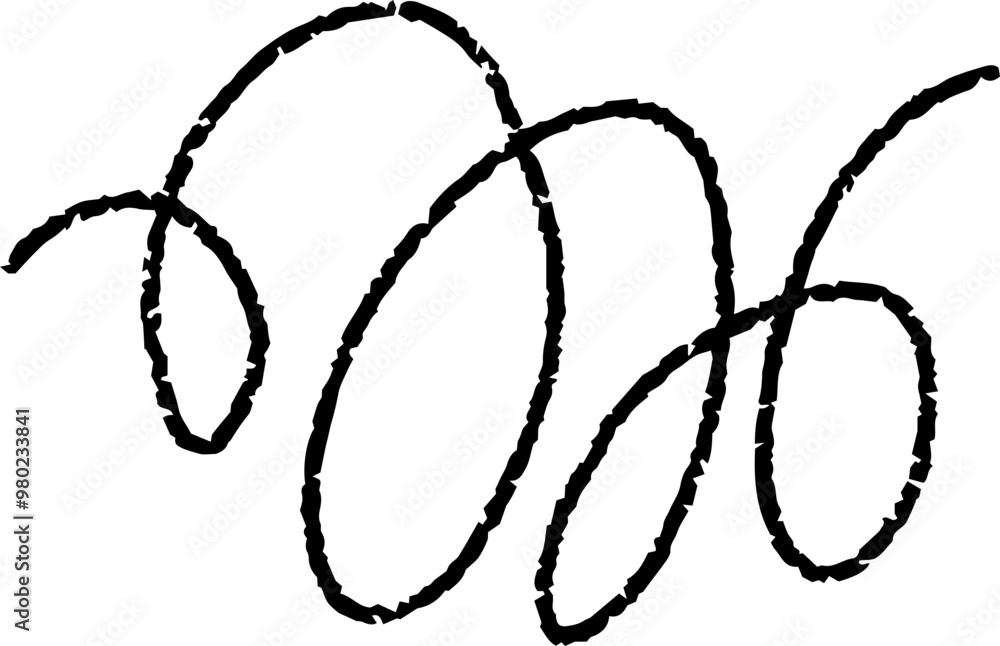 Black Swirl Scribble Black Swirl Scribble