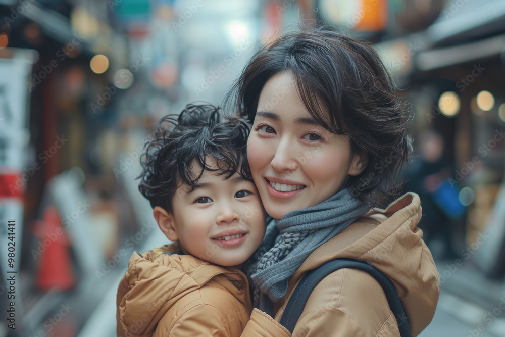 A photo of a mother and child together A photo of a mother and child together