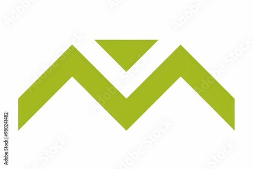 Serene depiction of a Green Chevron Pattern in Minimalist Style Free Download Serene depiction of a Green Chevron Pattern in Minimalist Style - GFXLoad