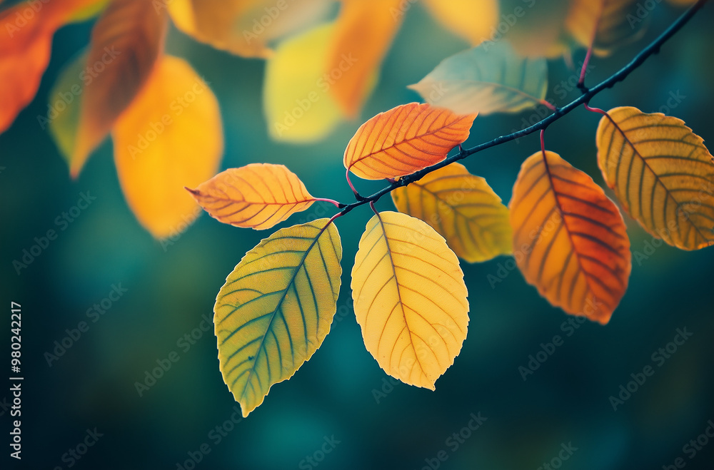 Autumn Vibes: Crisp Leaves with Vibrant Colors Autumn Vibes: Crisp Leaves with Vibrant Colors