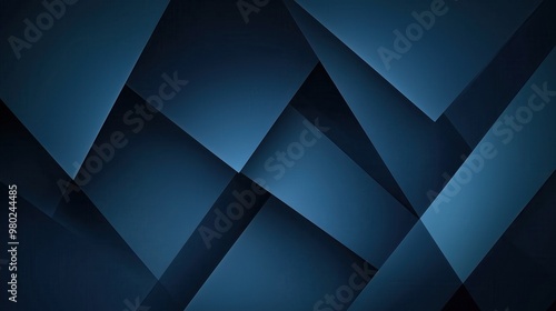 A blue background with a lot of squares and triangles. The squares are of different sizes and the triangles are of different angles