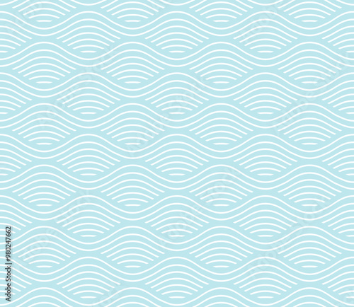 Abstract background with seamless wave pattern