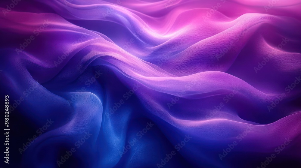 Vibrant abstract art with purple and blue color waves. Vibrant abstract art with purple and blue color waves.