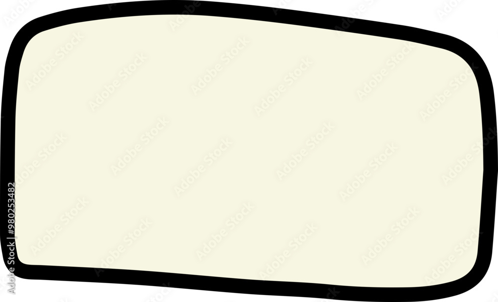 rectangle doodle shape handdrawn rectangle doodle shape handdrawn