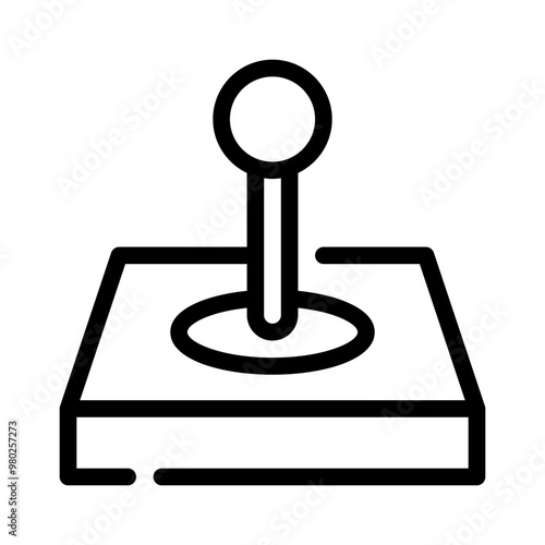 joystick line icon