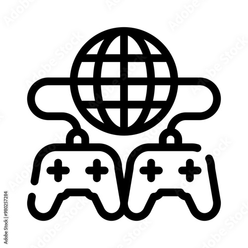 multiplayer line icon