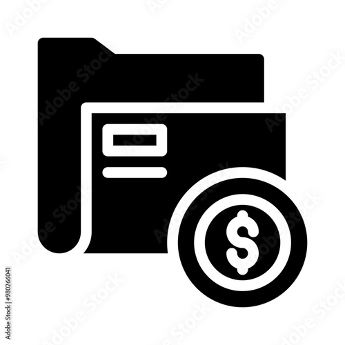 portfolio glyph icon