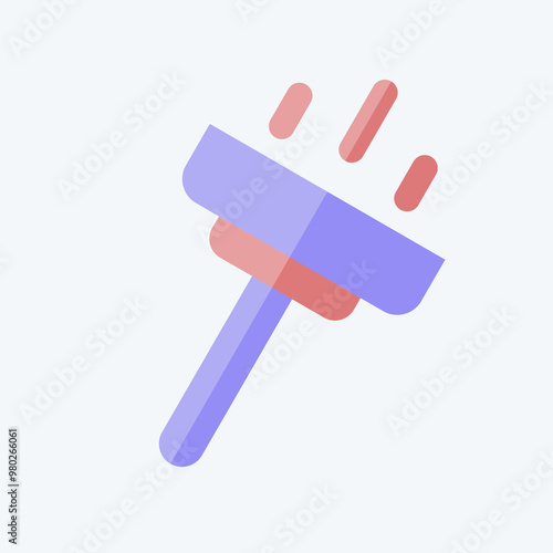 Icon Cleaning. related to Hygiene symbol. flat style. simple design illustration