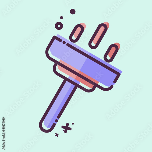 Icon Cleaning. related to Hygiene symbol. MBE style. simple design illustration