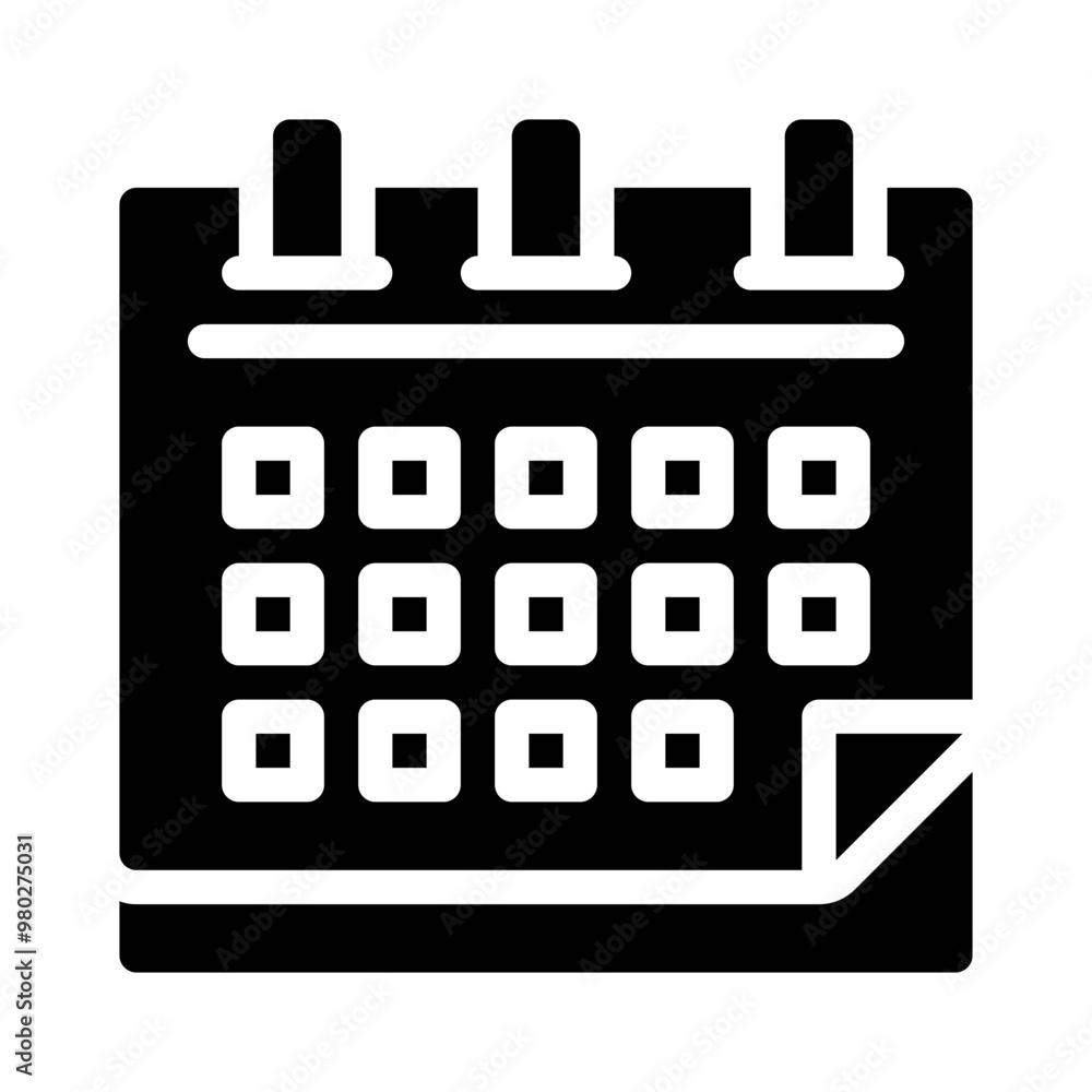 calendar glyph icon calendar glyph icon