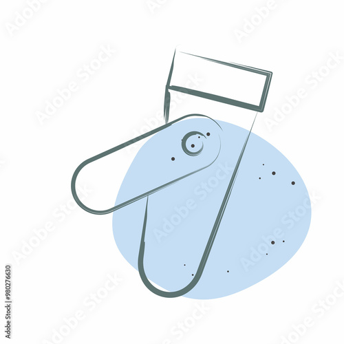 Icon Nail Clipper. related to Hygiene symbol. Color Spot Style. simple design illustration