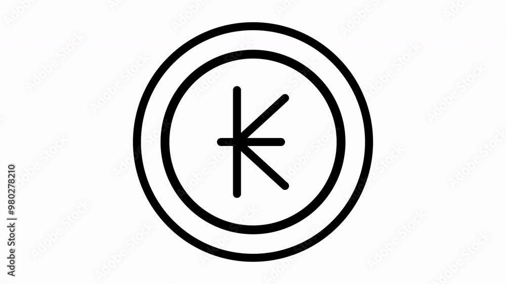 Animated, gold coin featuring kip coin, Laos money symbol, ideal for financial concepts, currency exchange, current money, economics, investment, banking, savings and investment concepts design projec Animated, gold coin featuring kip coin, Laos money symbol, ideal for financial concepts, currency exchange, current money, economics, investment, banking, savings and investment concepts design projec