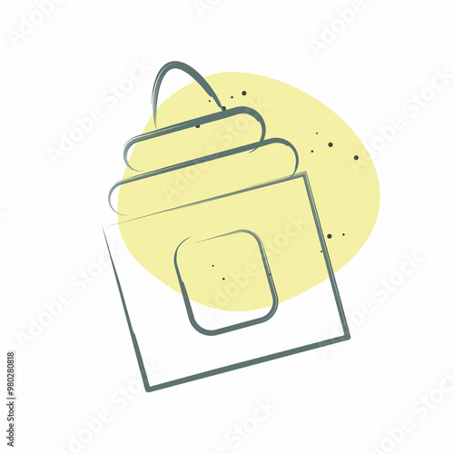 Icon Moisturizer. related to Hygiene symbol. Color Spot Style. simple design illustration