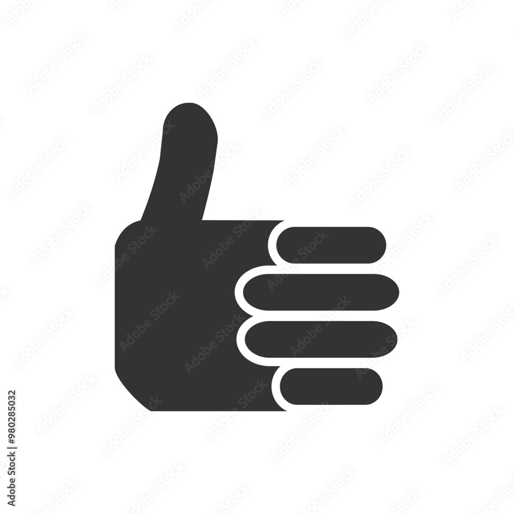 Black Thumbs Up Icon on White Background.black thumbs up symbol,silhouette on a white background, representing approval and positivity. Perfect for use in apps and web design. Black Thumbs Up Icon on White Background.black thumbs up symbol,silhouette on a white background, representing approval and positivity. Perfect for use in apps and web design.