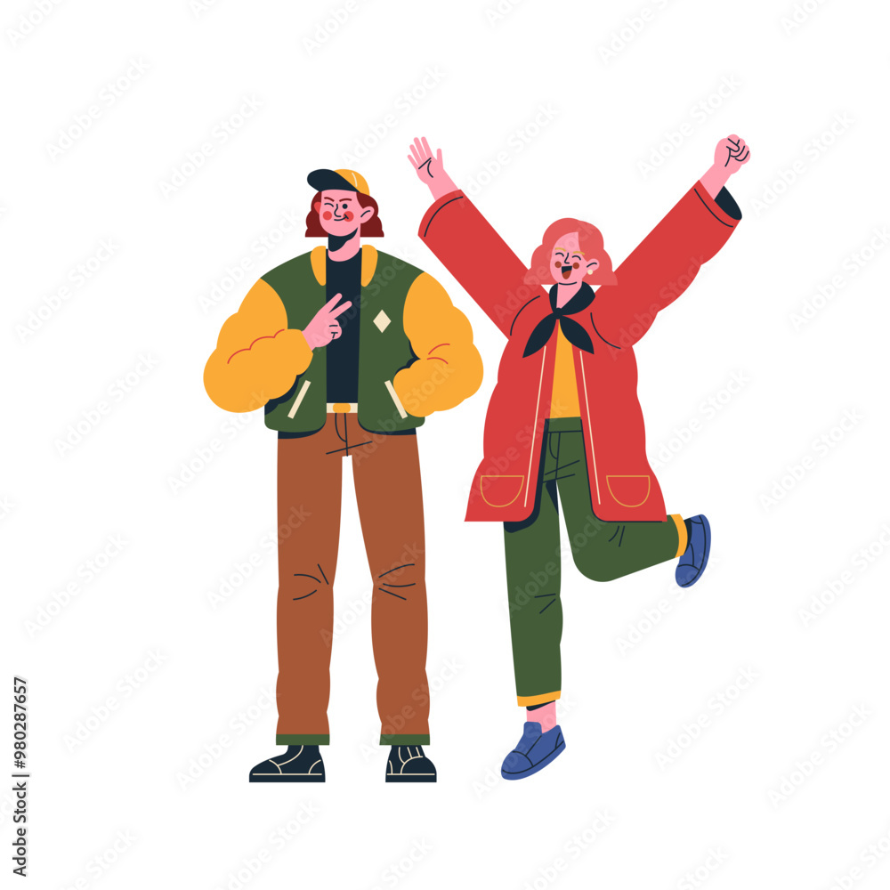 Friend illustration Friend illustration