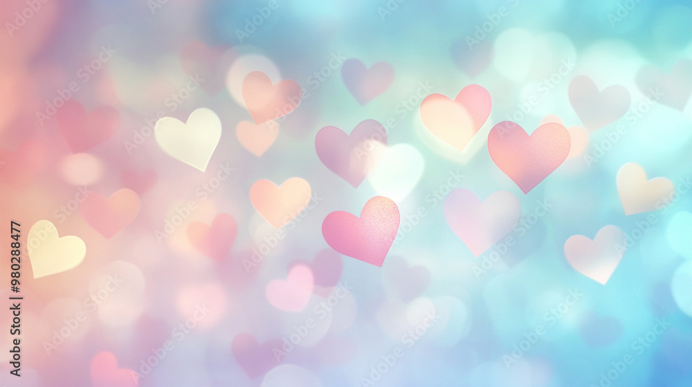 dreamy pastel background with subtle abstract hearts, creating a soft, romantic atmosphere. Perfect for conveying themes of love, affection, and gentle beauty in your designs dreamy pastel background with subtle abstract hearts, creating a soft, romantic atmosphere. Perfect for conveying themes of love, affection, and gentle beauty in your designs