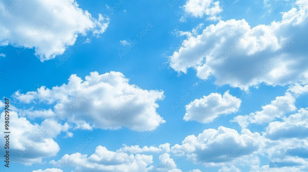 blue sky with scattered white clouds, offering a sense of openness and tranquility. The empty space symbolizes endless possibilities and freedom, ideal for captions or creative projects blue sky with scattered white clouds, offering a sense of openness and tranquility. The empty space symbolizes endless possibilities and freedom, ideal for captions or creative projects