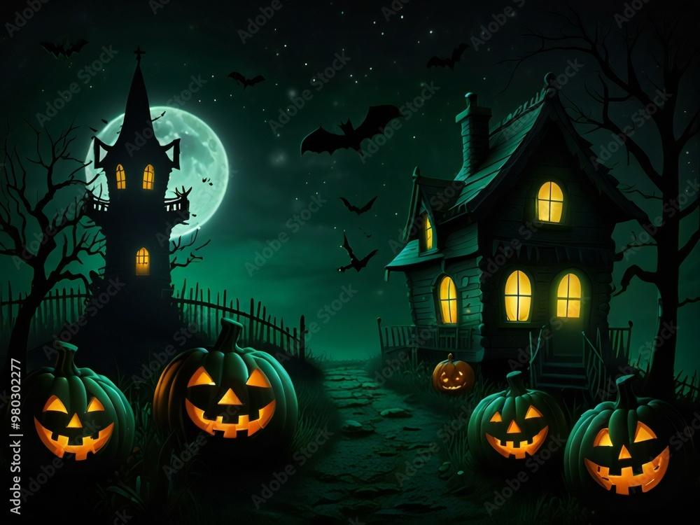 halloween background with pumpkin halloween background with pumpkin