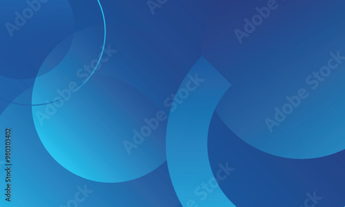 gradient blue background with circle. Used to decorate advertisements, publications, Vector illustration