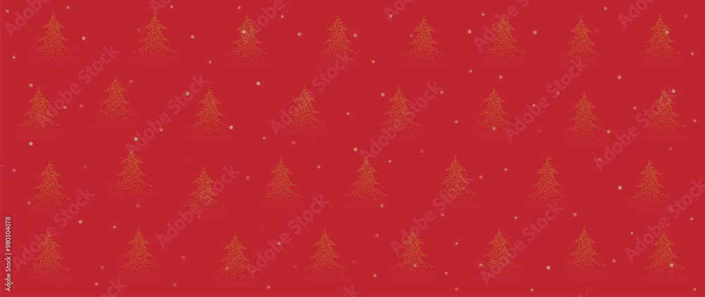 Red Christmas background vector. Red Christmas background vector.
