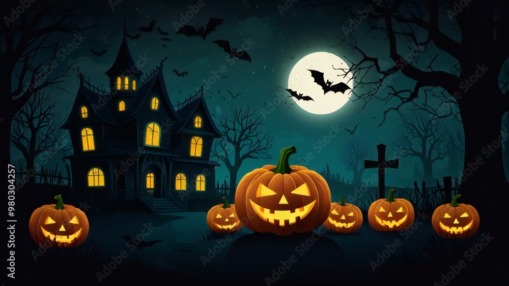 halloween background with pumpkin halloween background with pumpkin