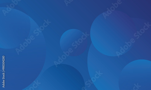 Abstract blue background with circles. Amazing Vector EPS 10